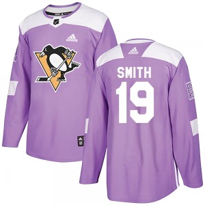 Reilly Smith Pittsburgh Penguins Adidas Authentic Fights Cancer Practice Jersey (Purple)