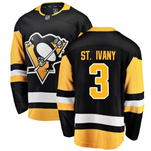 Jack St. Ivany Pittsburgh Penguins Fanatics Branded Breakaway Home Jersey (Black)