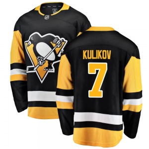 Dmitry Kulikov Pittsburgh Penguins Fanatics Branded Breakaway Home Jersey (Black)