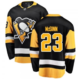 Brock McGinn Pittsburgh Penguins Fanatics Branded Breakaway Home Jersey (Black)