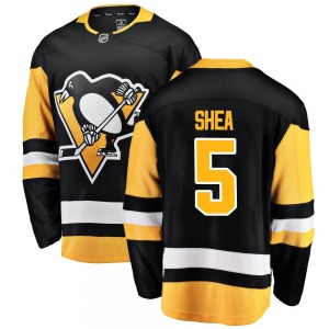 Ryan Shea Pittsburgh Penguins Fanatics Branded Breakaway Home Jersey (Black)