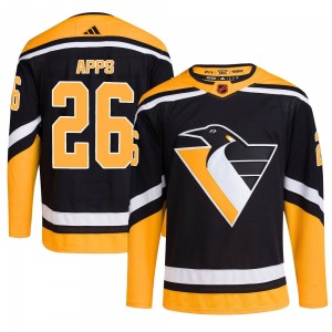 Syl Apps Pittsburgh Penguins Adidas Youth Authentic Reverse Retro 2.0 Jersey (Black)