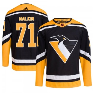 Evgeni Malkin Pittsburgh Penguins Adidas Youth Authentic Reverse Retro 2.0 Jersey (Black)