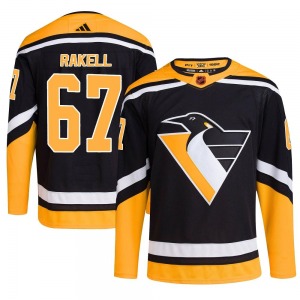 Rickard Rakell Pittsburgh Penguins Adidas Youth Authentic Reverse Retro 2.0 Jersey (Black)