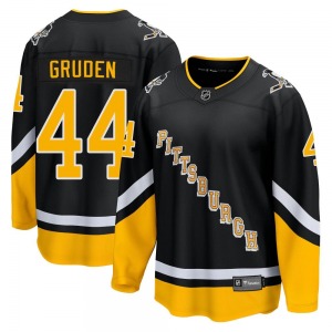 Jonathan Gruden Pittsburgh Penguins Fanatics Branded Premier 2021/22 Alternate Breakaway Player Jersey (Black)