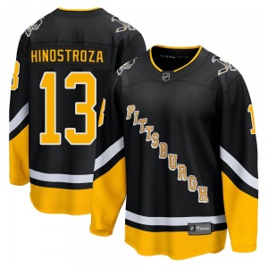 Vinnie Hinostroza Pittsburgh Penguins Fanatics Branded Premier 2021/22 Alternate Breakaway Player Jersey (Black)