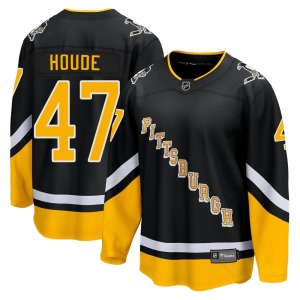 Samuel Houde Pittsburgh Penguins Fanatics Branded Premier 2021/22 Alternate Breakaway Player Jersey (Black)