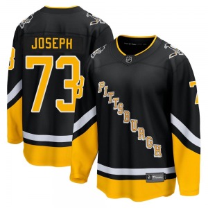 Pierre-Olivier Joseph Pittsburgh Penguins Fanatics Branded Premier 2021/22 Alternate Breakaway Player Jersey (Black)