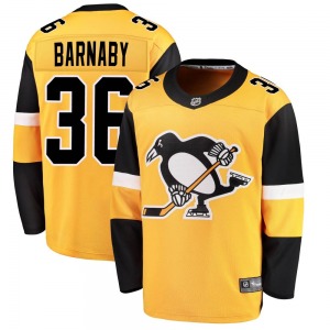 Matthew Barnaby Pittsburgh Penguins Fanatics Branded Youth Breakaway Alternate Jersey (Gold)