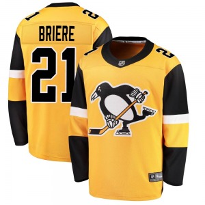 Michel Briere Pittsburgh Penguins Fanatics Branded Youth Breakaway Alternate Jersey (Gold)