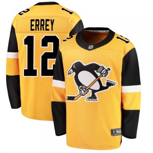 Bob Errey Pittsburgh Penguins Fanatics Branded Youth Breakaway Alternate Jersey (Gold)