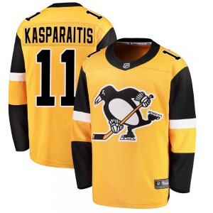 Darius Kasparaitis Pittsburgh Penguins Fanatics Branded Youth Breakaway Alternate Jersey (Gold)