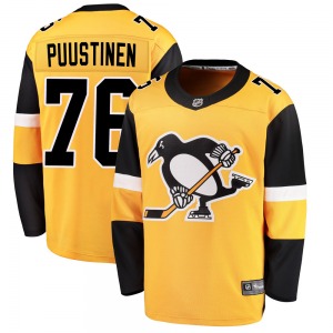 Valtteri Puustinen Pittsburgh Penguins Fanatics Branded Youth Breakaway Alternate Jersey (Gold)