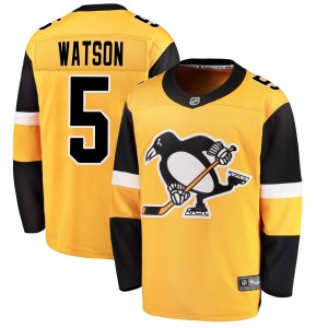 Bryan Watson Pittsburgh Penguins Fanatics Branded Youth Breakaway Alternate Jersey (Gold)