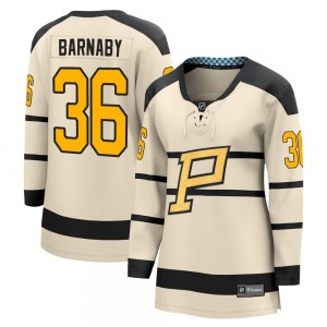 Matthew Barnaby Pittsburgh Penguins Fanatics Branded Women's 2023 Winter Classic Jersey (Cream)