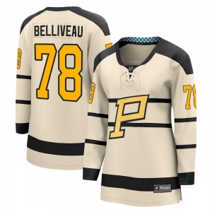 Isaac Belliveau Pittsburgh Penguins Fanatics Branded Women's 2023 Winter Classic Jersey (Cream)