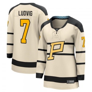 John Ludvig Pittsburgh Penguins Fanatics Branded Women's Breakaway 2023 Winter Classic Jersey (Cream)