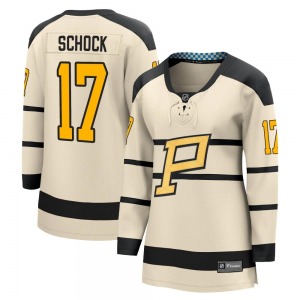 Ron Schock Pittsburgh Penguins Fanatics Branded Women's 2023 Winter Classic Jersey (Cream)