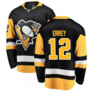 Bob Errey Pittsburgh Penguins Fanatics Branded Youth Breakaway Home Jersey (Black)