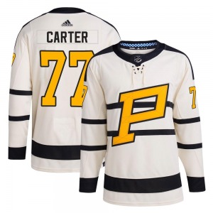 Jeff Carter Pittsburgh Penguins Adidas Youth Authentic 2023 Winter Classic Jersey (Cream)