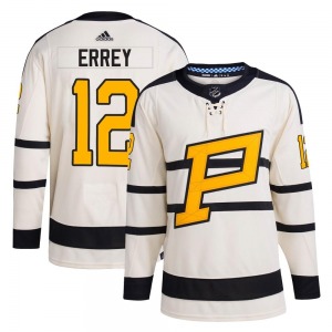 Bob Errey Pittsburgh Penguins Adidas Youth Authentic 2023 Winter Classic Jersey (Cream)