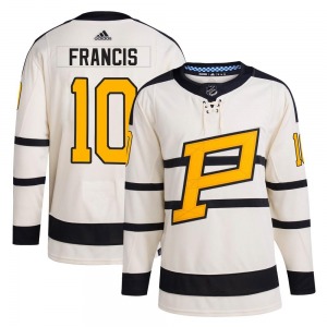 Ron Francis Pittsburgh Penguins Adidas Youth Authentic 2023 Winter Classic Jersey (Cream)