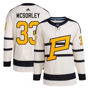 Marty Mcsorley Pittsburgh Penguins Adidas Youth Authentic 2023 Winter Classic Jersey (Cream)