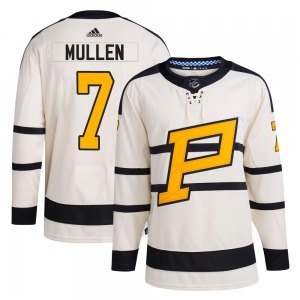 Joe Mullen Pittsburgh Penguins Adidas Youth Authentic 2023 Winter Classic Jersey (Cream)