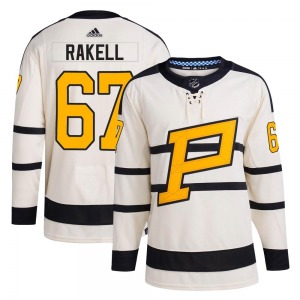 Rickard Rakell Pittsburgh Penguins Adidas Youth Authentic 2023 Winter Classic Jersey (Cream)