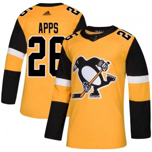 Syl Apps Pittsburgh Penguins Adidas Youth Authentic Alternate Jersey (Gold)