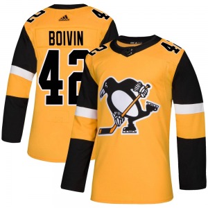 Leo Boivin Pittsburgh Penguins Adidas Youth Authentic Alternate Jersey (Gold)