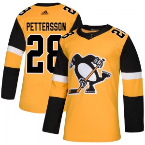 Marcus Pettersson Pittsburgh Penguins Adidas Youth Authentic Alternate Jersey (Gold)