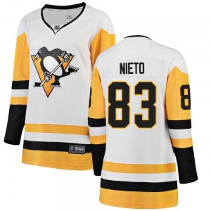 Matt Nieto Pittsburgh Penguins Fanatics Branded Women's Breakaway Away Jersey (White)
