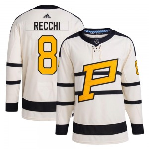 Mark Recchi Pittsburgh Penguins Adidas Authentic 2023 Winter Classic Jersey (Cream)