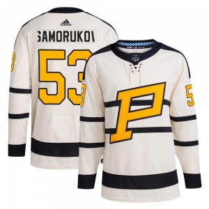 Dmitri Samorukov Pittsburgh Penguins Adidas Authentic 2023 Winter Classic Jersey (Cream)