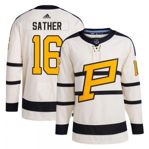 Glen Sather Pittsburgh Penguins Adidas Authentic 2023 Winter Classic Jersey (Cream)