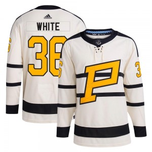 Colin White Pittsburgh Penguins Adidas Authentic Cream 2023 Winter Classic Jersey (White)