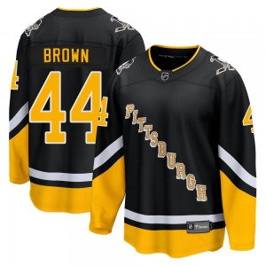 Rob Brown Pittsburgh Penguins Fanatics Branded Youth Premier 2021/22 Alternate Breakaway Player Jersey (Black)