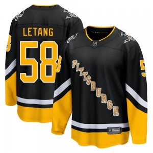Kris Letang Pittsburgh Penguins Fanatics Branded Youth Premier 2021/22 Alternate Breakaway Player Jersey (Black)
