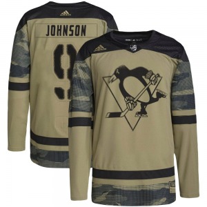 Mark Johnson Pittsburgh Penguins Adidas Authentic Military Appreciation Practice Jersey (Camo)