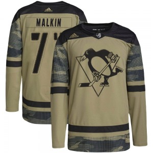 Evgeni Malkin Pittsburgh Penguins Adidas Authentic Military Appreciation Practice Jersey (Camo)