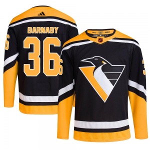 Matthew Barnaby Pittsburgh Penguins Adidas Authentic Reverse Retro 2.0 Jersey (Black)