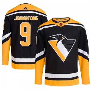 Marc Johnstone Pittsburgh Penguins Adidas Authentic Reverse Retro 2.0 Jersey (Black)