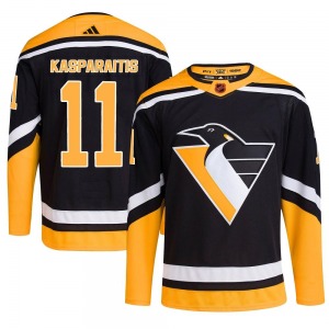 Darius Kasparaitis Pittsburgh Penguins Adidas Authentic Reverse Retro 2.0 Jersey (Black)