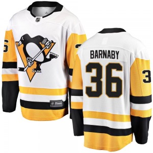 Matthew Barnaby Pittsburgh Penguins Fanatics Branded Breakaway Away Jersey (White)