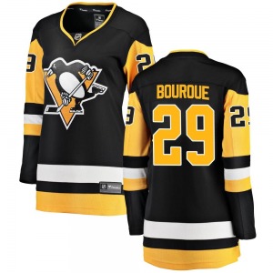 Phil Bourque Pittsburgh Penguins Fanatics Branded Women's Breakaway Home Jersey (Black)