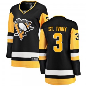 Jack St. Ivany Pittsburgh Penguins Fanatics Branded Women's Breakaway Home Jersey (Black)