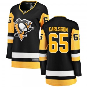 Erik Karlsson Pittsburgh Penguins Fanatics Branded Women's Breakaway Home Jersey (Black)