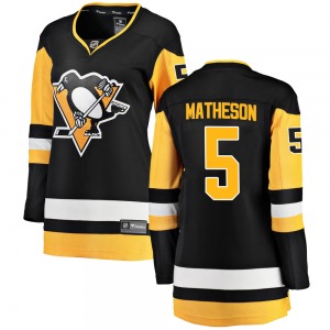 Mike Matheson Pittsburgh Penguins Fanatics Branded Women's Breakaway Home Jersey (Black)