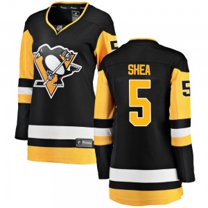 Ryan Shea Pittsburgh Penguins Fanatics Branded Women's Breakaway Home Jersey (Black)